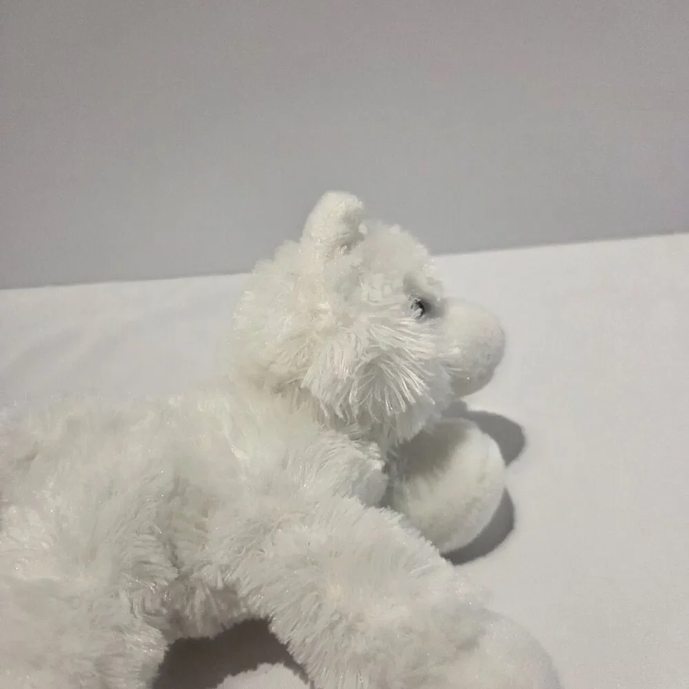 Aurora Mini Flopsy White Arctic Fox 9 Inch Plush Stuffed Animal Toy